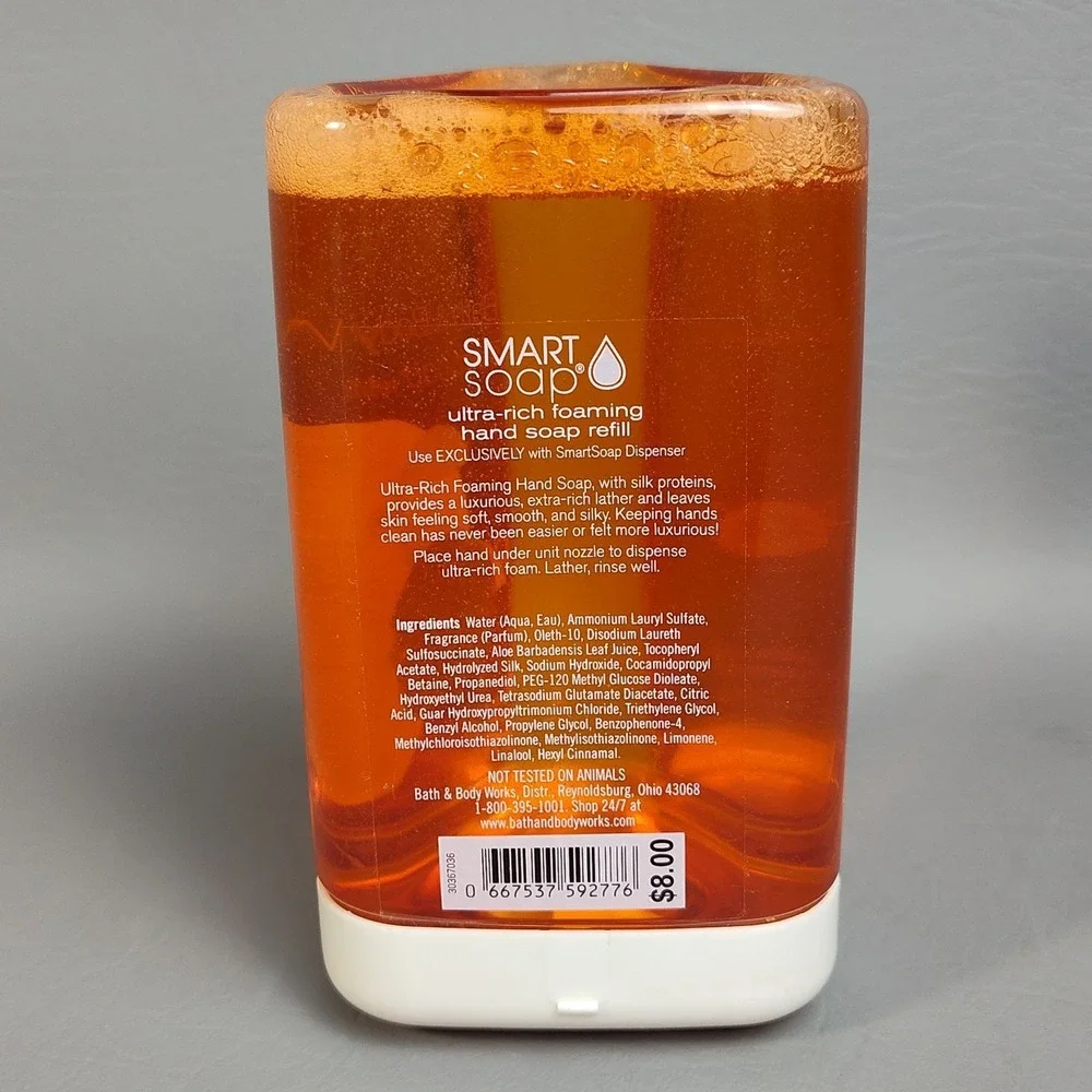 Bath & Body Works PEACH BELLINI‎ Smart Soap Refill Ultra Rich Foaming NEW SEALED